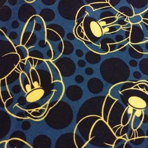 NWT OS Lularoe Leggings Blue Minnie Heads